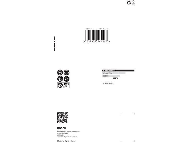 Bosch Professional Schleifpapier EXPERT C470, 100 x 150 mm, G 80, 10-tlg.