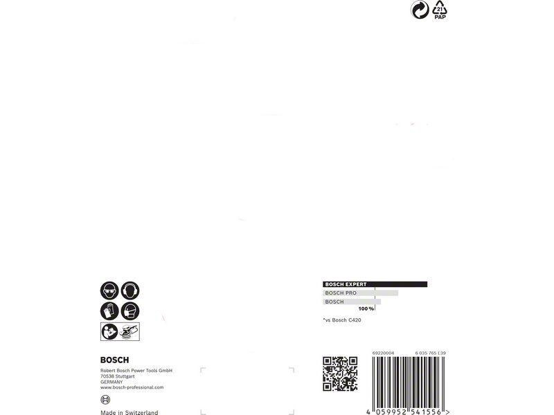 Bosch Professional Schleifpapier EXPERT C470, 150 mm, G 120, 5-tlg.