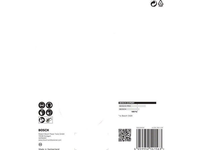 Bosch Professional Schleifpapier EXPERT C470, 150 mm, G 180, 5-tlg.