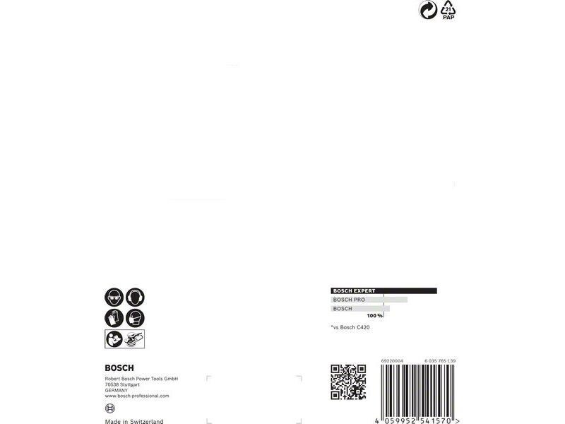 Bosch Professional Schleifpapier EXPERT C470, 150 mm, G 240, 5-tlg.