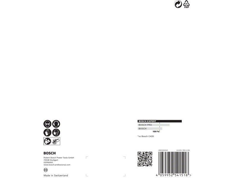 Bosch Professional Schleifpapier EXPERT C470, 150 mm, G 40, 5-tlg.
