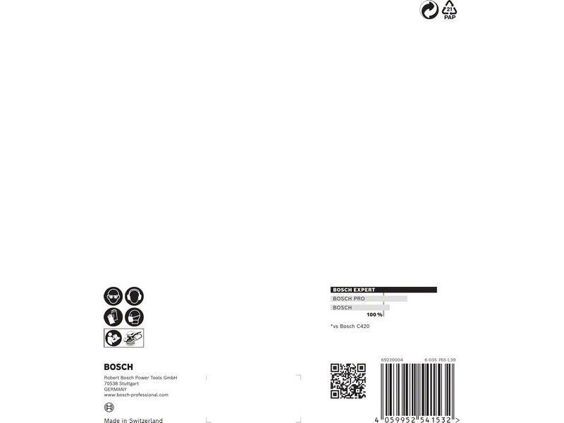 Bosch Professional Schleifpapier EXPERT C470, 150 mm, G 80, 5-tlg.