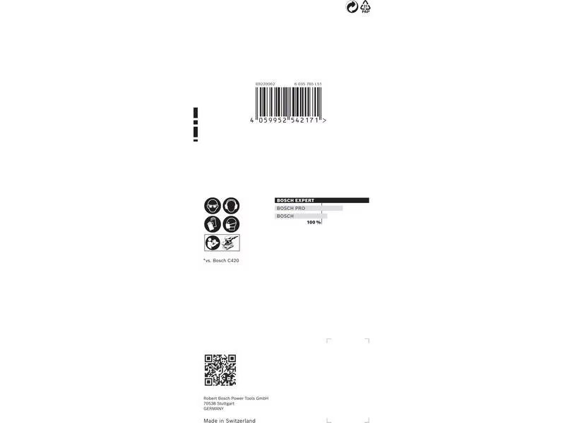 Bosch Professional Schleifpapier EXPERT C470, 80 x 133 mm, G 80, 10-tlg.