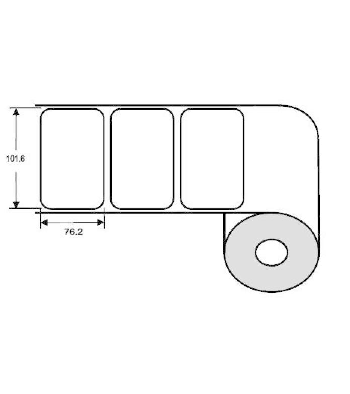 Primera Etikettenrolle Thermo Direct 102 x 76 mm