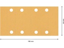 Bosch Professional Schleifpapier EXPERT C470, 93 x 186 mm, G 120, 10-tlg.
