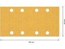 Bosch Professional Schleifpapier EXPERT C470, 93 x 186 mm, G 240, 10-tlg.