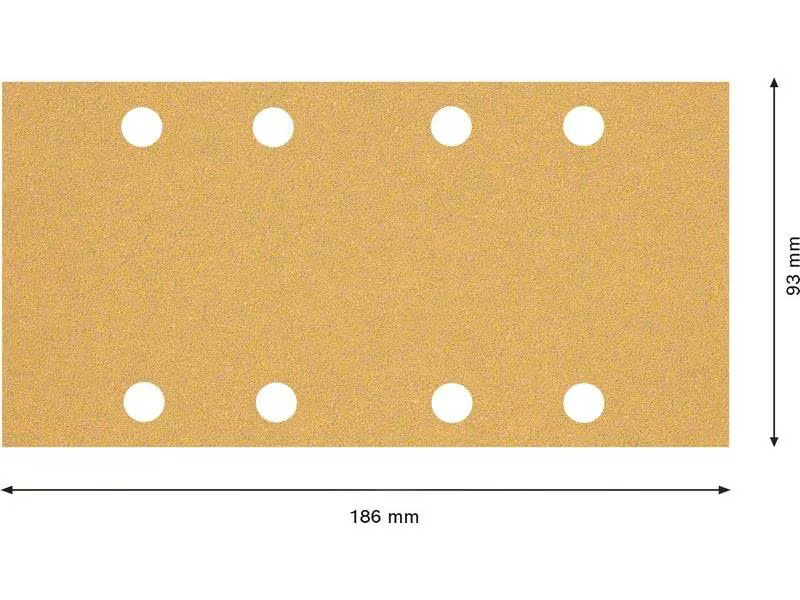 Bosch Professional Schleifpapier EXPERT C470, 93 x 186 mm, G 60, 10-tlg.