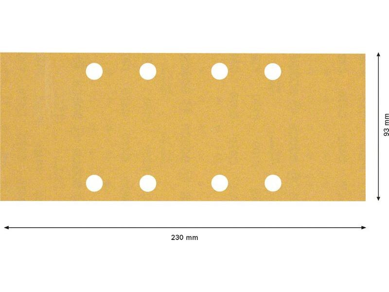 Bosch Professional Schleifpapier EXPERT C470, 93 x 230 mm, G 180, 10-tlg.