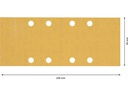Bosch Professional Schleifpapier EXPERT C470, 93 x 230 mm, G 180, 10-tlg.