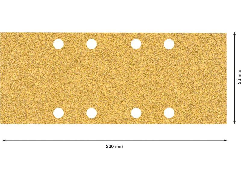 Bosch Professional Schleifpapier EXPERT C470, 93 x 230 mm, G 40, 10-tlg.