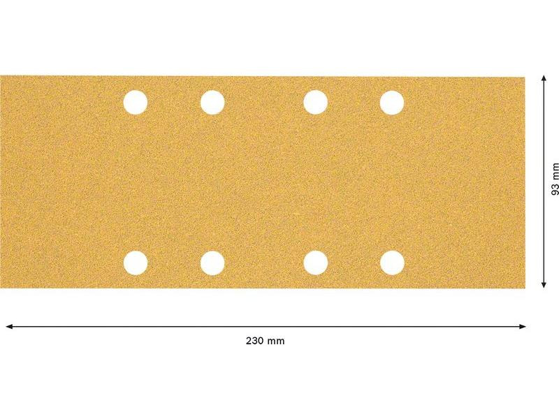 Bosch Professional Schleifpapier EXPERT C470, 93 x 230 mm, G 60, 10-tlg.