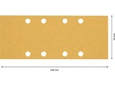 Bosch Professional Schleifpapier EXPERT C470, 93 x 230 mm, G 60, 10-tlg.