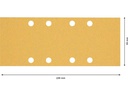 Bosch Professional Schleifpapier EXPERT C470, 93 x 230 mm, G 80, 10-tlg.