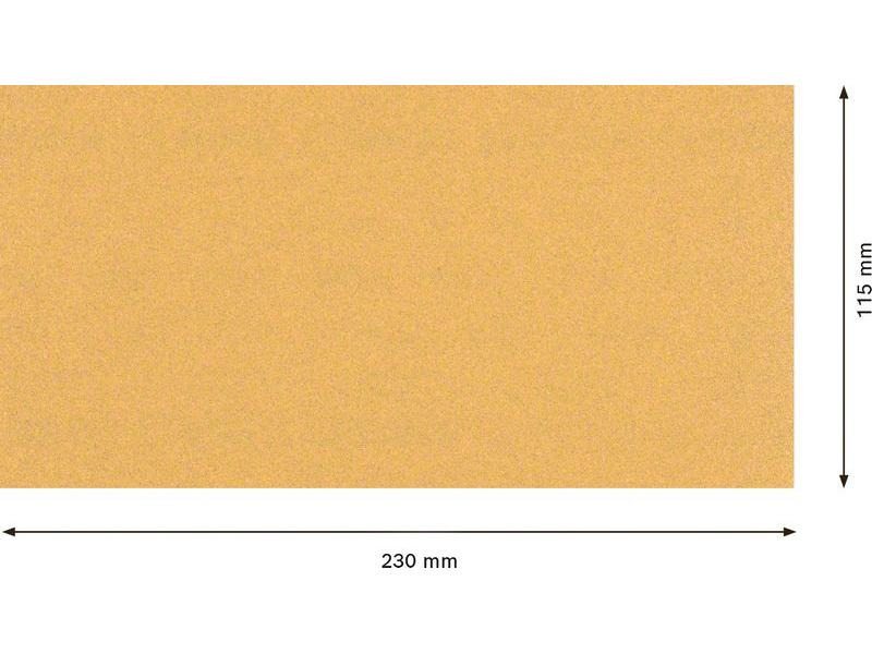 Bosch Professional Schleifpapier Expert C470, 115 x 230 mm, G 100
