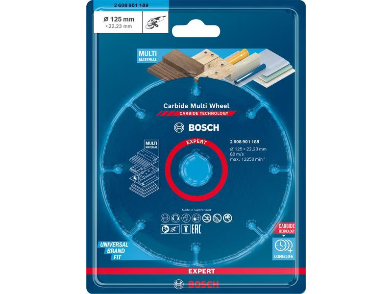 Bosch Professional Trennscheibe EXPERT Carbide Multi Wheel, 125 mm