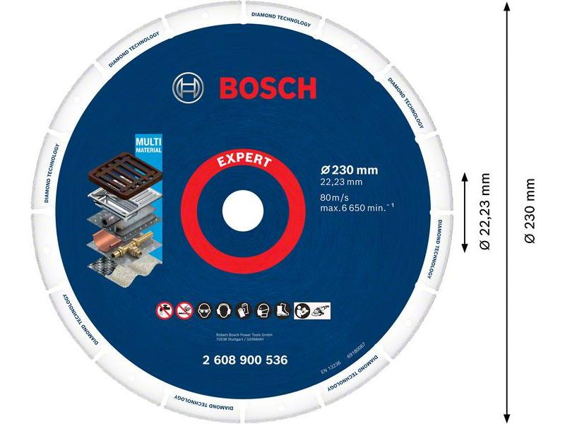 Bosch Professional Trennscheibe EXPERT Diamond Metal Wheel, 230 mm
