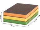 Bosch Professional Unischleifblock Expert S473, 3-teilig, 98 x 120 x 13 mm