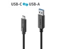 PureLink USB 3.1-Kabel (Gen 1) USB C - USB A 2 m Schwarz