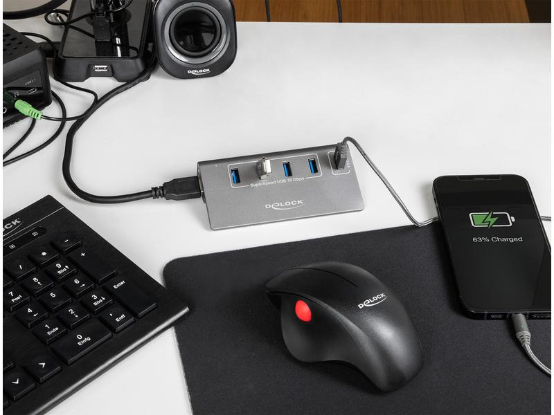 Delock Dockingstation USB Typ-A Anschluss 64182