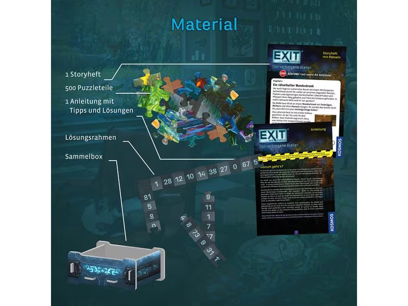 Kosmos EXIT – Das Puzzle: Das verborgene Atelier -DE-