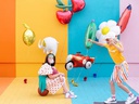 Partydeco Folienballon Gänseblümchen 97 x 103 cm, Gelb/Weiss