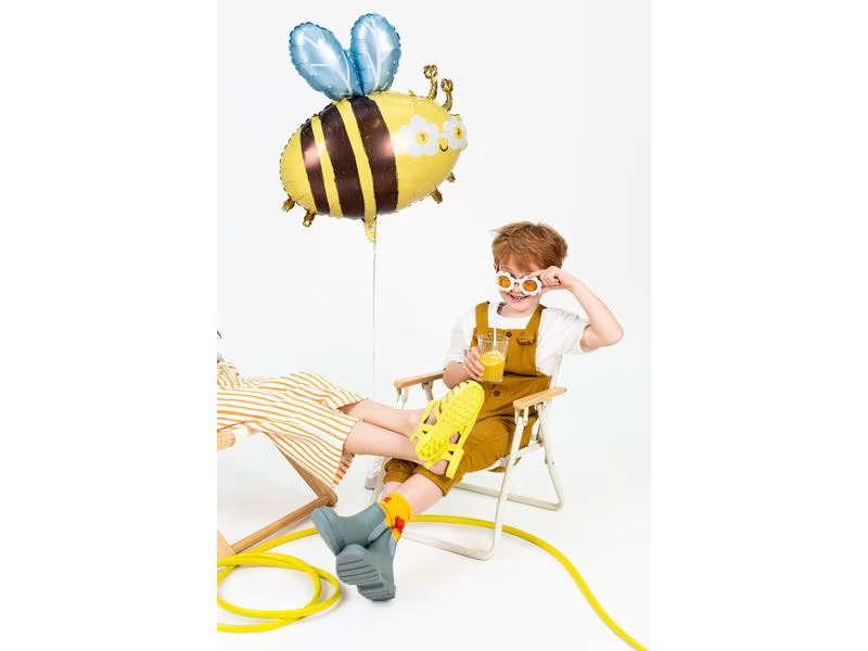 Partydeco Folienballon Hummel 63.5 x 72 cm, Gelb
