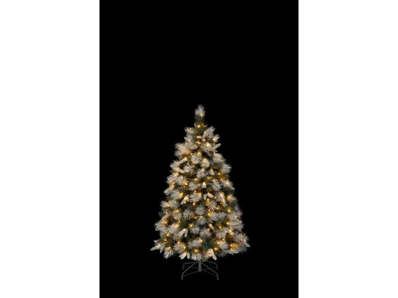 STT Weihnachtsbaum Frosted, 250 LEDs, 150 cm, Grün