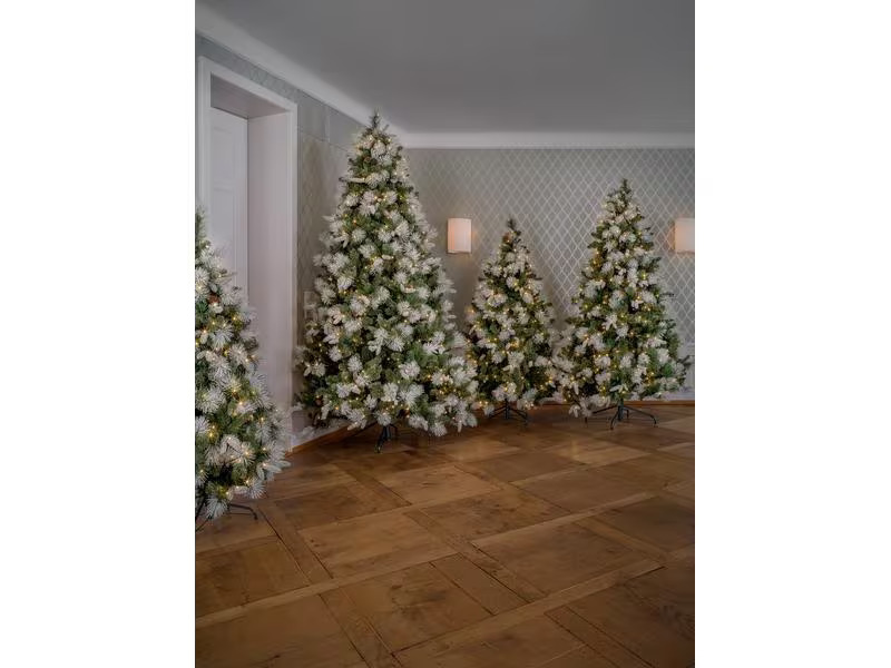 STT Weihnachtsbaum Frosted, 250 LEDs, 150 cm, Grün