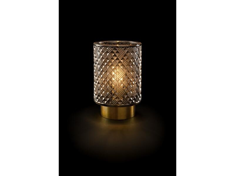 STT Windlicht Ambiente, 15.5 cm, Smoky