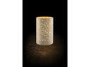 STT Windlicht Stars S, 14 cm, Weiss