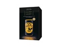 STT Windlicht Swiss Alps M, 16 cm, Schwarz/Gold
