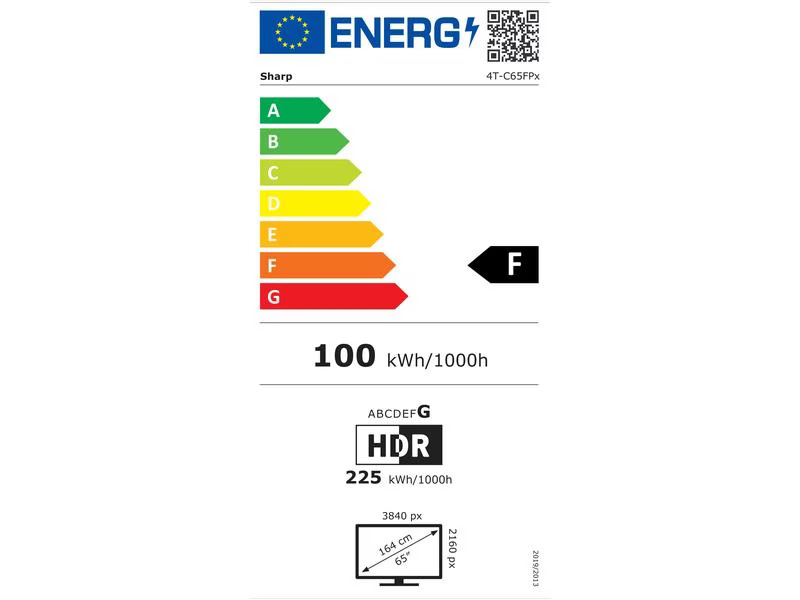 Sharp TV 65FP2EA 65, 3840 x 2160 (Ultra HD 4K), QLED