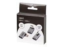 onit USB-Adapter gewinkelt USB-C Stecker - USB-C Buchse, 3-teilig