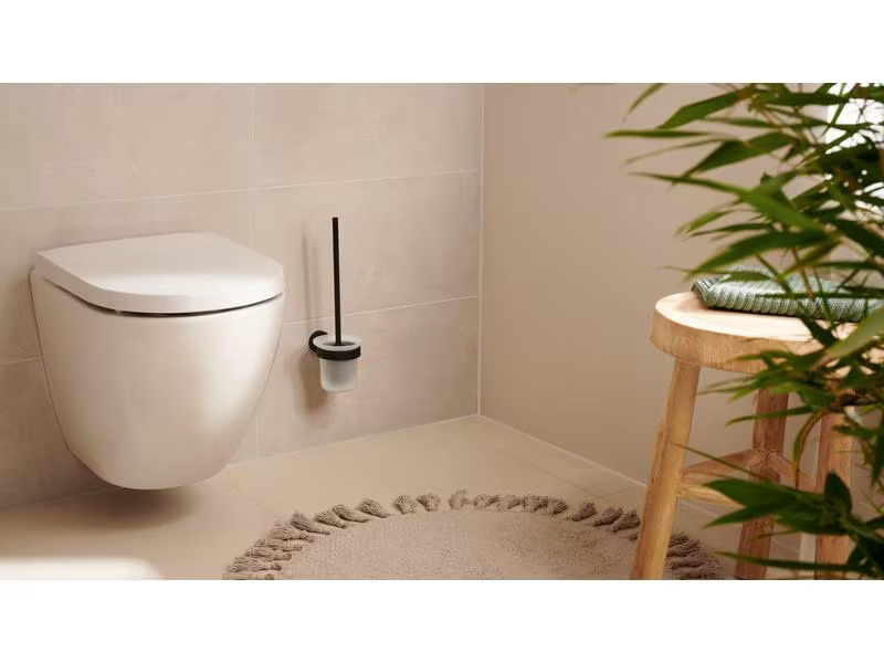tesa Moon Black WC-Set, Schwarz