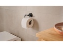 tesa Toilettenpapierhalter ohne Deckel, Moon Black, Schwarz