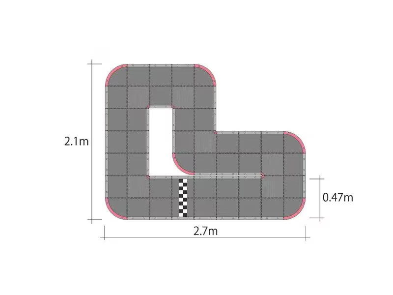 Kyosho Mini-Z Grand Prix Circuit 30 48-teilig, 30 x 30