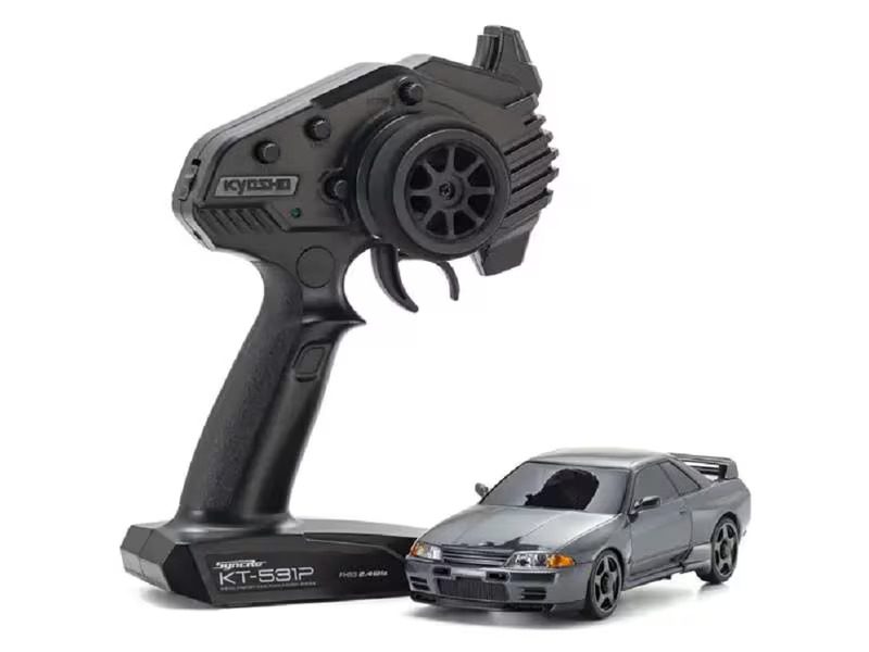 Kyosho Mini-Z Nissan Skyline GT-R N1 R32 AWD Gun Metal, ARTR, 1:27
