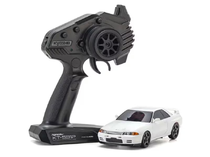 Kyosho Mini-Z Nissan Skyline GT-R N1 R32 AWD Weiss, ARTR, 1:27