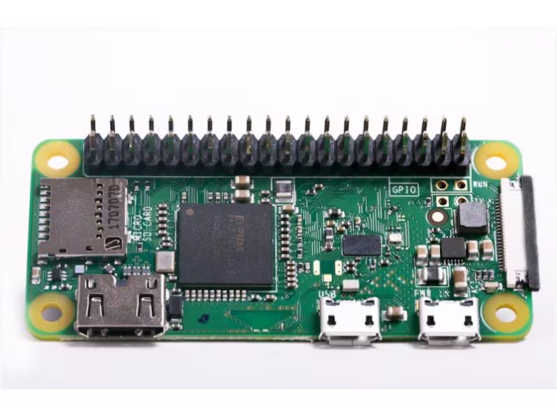 Raspberry Pi Entwicklerboard Raspberry Pi Zero W inkl. GPIO Header