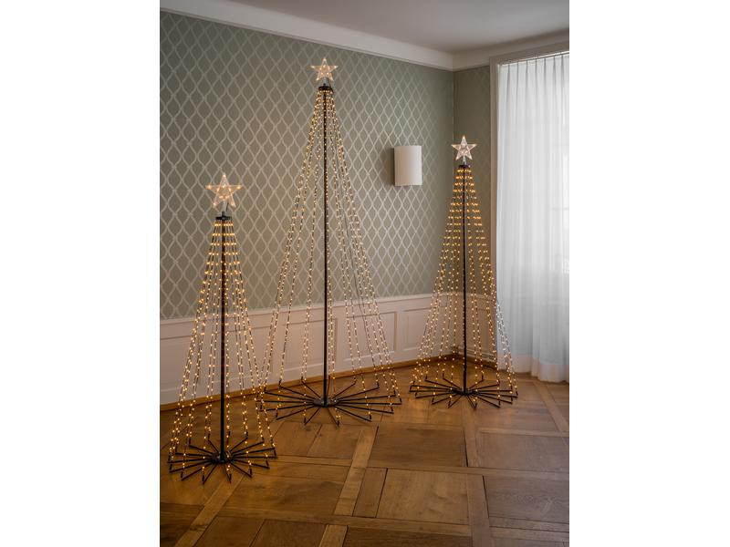 STT Dekolicht Cone Tree, 700 LEDs, 240 cm, Schwarz