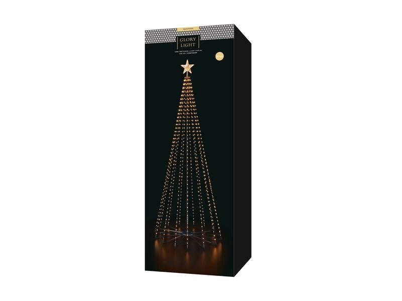 STT Dekolicht Cone Tree, 700 LEDs, 240 cm, Schwarz