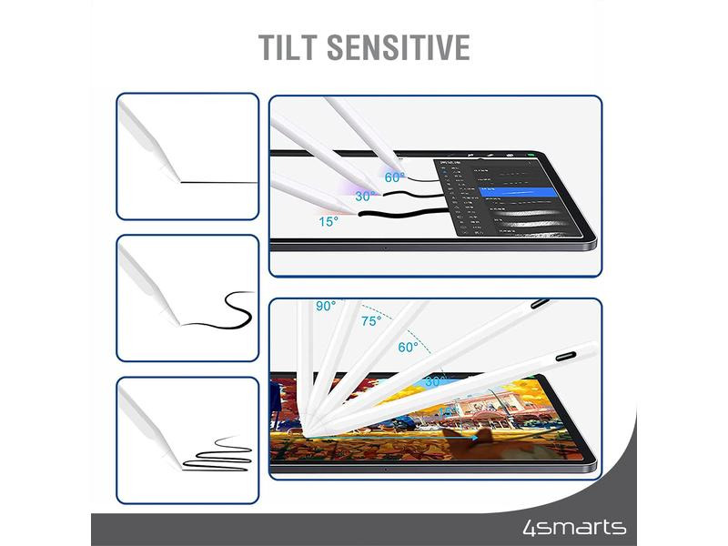 4smarts Eingabestiftspitze Apple Pencil (1.Gen./2.Gen.) Weiss