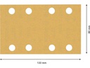 Bosch Professional Schleifpapier EXPERT C470, 80 x 133 mm, G 180, 10-tlg.
