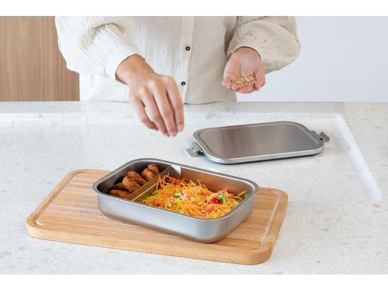 Brabantia Lunchbox Make &amp; Take 2 l, Silber