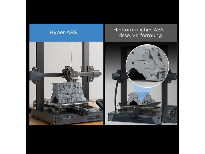Creality Filament ABS Hyper, Grau 1.75 mm 1 kg