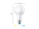 WiZ Leuchtmittel 13W (100W) E27 A67 Tunable White Einzelpack