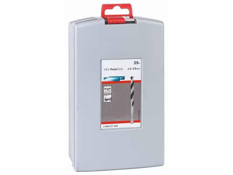 Bosch Spiralbohrer-Set HSS PointTeQ, 25-teilig