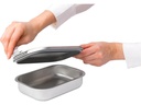 Brabantia Lunchbox Make &amp; Take 1.1 l, Silber
