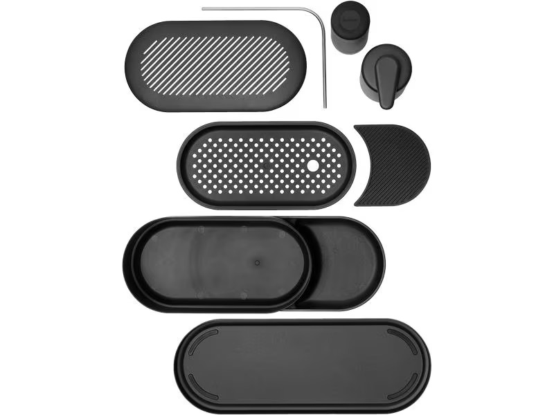Brabantia Spültrogbutler-Set Sink Style Dunkelgrau