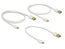 Delock USB 2.0-Kabel A - MicroB 3er Set